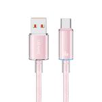 CAVO DI RICARICA A CARICA VELOCE TYPE-C 1.2M 66W ROSA US-SJ658 USAMS