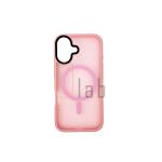 COVER IN POLICARBONATO SATINATO E TPU PER IPHONE 16 ROSA