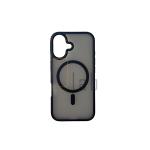 COVER IN POLICARBONATO SATINATO E TPU PER IPHONE 16 PLUS NERO