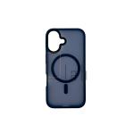 COVER IN POLICARBONATO SATINATO E TPU PER IPHONE 16 PLUS BLU