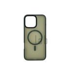 COVER IN POLICARBONATO SATINATO E TPU PER IPHONE 16 PRO VERDE MILITARE