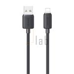 CAVO DI RICARICA USB / LIGHTNING A RIGHE 1M 2.4A NERO US-SJ689 USAMS