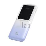 POWER BANK DOPPIA USB CON CAVI E DISPLAY DIGITALE 10000mAh BLU PD 20W + QC 3.0 US-CD193 USAMS