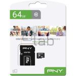 MEMORY CARD + ADATTATORE MICRO SD 64 GB PNY