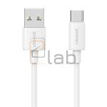 CAVO DI RICARICA A CARICA VELOCE TYPE-C 1M BIANCO US-SJ708 USAMS