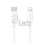 CAVO DI RICARICA A CARICA VELOCE TYPE-C / LIGHTNING BIANCO 30W US-SJ712 USAMS