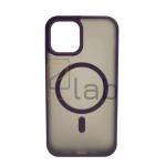 COVER IN POLICARBONATO SATINATO E TPU PER IPHONE 12 / 12 PRO VIOLA