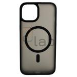 COVER IN POLICARBONATO SATINATO E TPU PER IPHONE 13 PRO MAX NERO