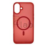 COVER IN POLICARBONATO SATINATO E TPU PER IPHONE 16 PLUS CORALLO