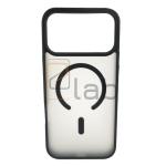 COVER IN POLICARBONATO SATINATO E TPU PER IPHONE 17 PRO MAX NERO