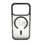 COVER IN POLICARBONATO SATINATO E TPU PER IPHONE 17 PRO NERO