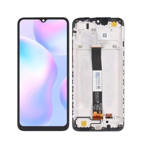 DISPLAY LCD TOUCH SCREEN PER XIAOMI REDMI 9C NERO SCHERMO VETRO - Foto 4